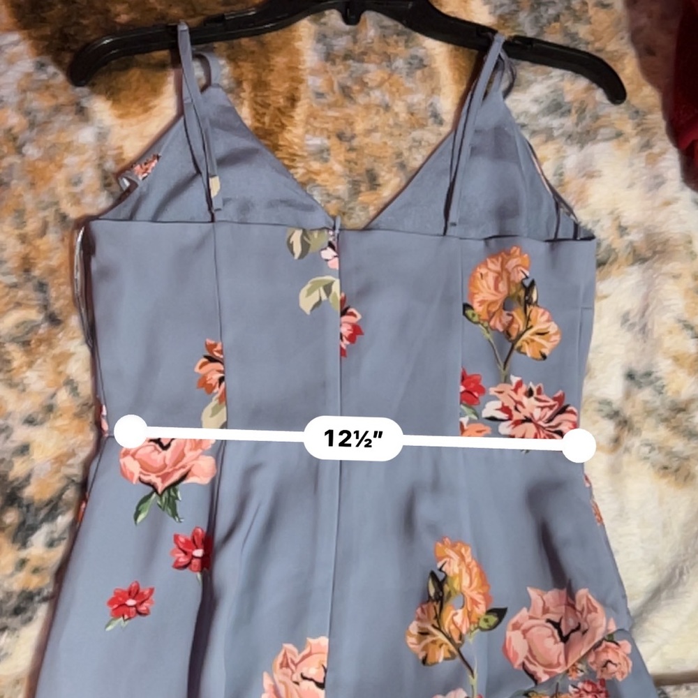 Keepsake Blue Scatter Floral Evolve Midi Dress - Picture 4 of 6